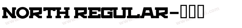North Regular字体转换